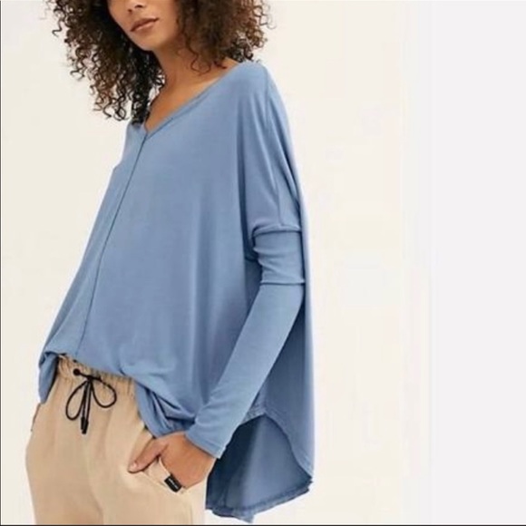 Free People Tops - NWT Free People Blue Mountain Top